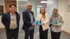 Charge d’Affaires of the Uruguayan Embassy in Malaysia, L. Mariela Machado (second right), posing for a photograph after a meeting with Bernama Acting Deputy Editor-in-Chief of News Services, Mohd Shukri Ishak (second left), in Kuala Lumpur, Friday.  Also present were Bernama Executive Editor of News Services, Mohd Haikal Mohd Isa (left), and News Services desk journalist, Nur Atiq Maisarah Suhaimi (right).