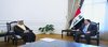 PM, Mohammed Shia Al-Sudani (right), the Special Envoy of the UN Secretary-General to Iraq, Mohamed El Hassan (left)