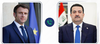 PM, Mohammed Shia Al-Sudani (right), French President Emmanuel Macron (left)